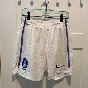 White Nike Korean Soccer Shorts